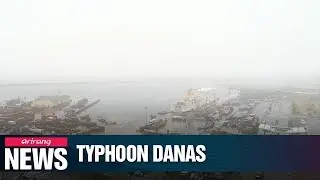 Typhoon Danas hits southern parts of Korea with torrential rain, strong winds