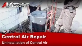 Trane AC Repair - How To Remove a Central Air Unit - XR15
