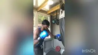 Push through resistance💪🏾🥊#boxing#heavybagtraining#cardio#footwork