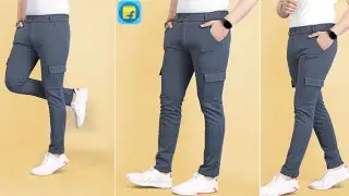 Men Casual Pant | Combraided Comfort Fit Men Grey Trousers