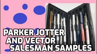 Parker Jotter/Vector Salesman Sample Pen Set