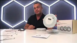 Combination Smoke and Carbon Monoxide Detector with Voice Location