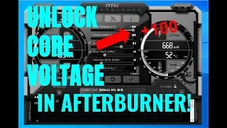 Как разблокировать контроль напряжения MSI Afterburner ВРЕМЕННОЕ РЕШЕНИЕ 2021 (карты RTX 30-й серии)