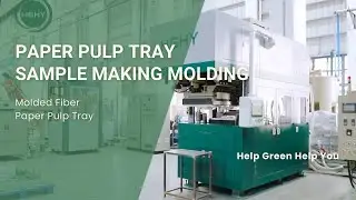 Paper Pulp Tray Sample Making Molding Machine