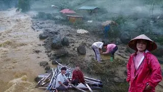 Super Typhoon Destroyed My Off-Grid Farm | 4 Years of Hard Work Swept Away by the Storm