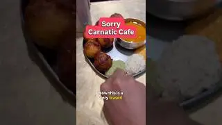 Honest Review ft. Carnatic Cafe #shorts