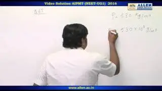 AIPMT 2016 Chemistry Solution &ndash; Q. 62, 65, 66 (Paper Code-P) NEET-UG 2016 Phase I