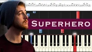 Unknown Brain - Superhero ft. Chris Linton - Piano tutorial