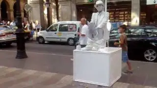 Street Actor Barcelona Spain