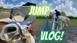 TACK UP AND JUMP LUNA WITH ME | New saddle! Vlog style.