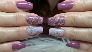 Урок по фольгированию ногтей / Дизайн ногтей с помощью геля Makartt Transfer Foil