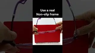 Trying a hack to stop your glasses sliding? Use a real non-slip frame.