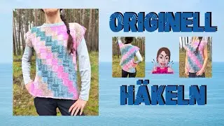 Ob als T-SHIRT oder PULLUNDER... Dieses Häkel-Outfit wird begeistern 😍😍😍. LASS UNS HÄKELN❣️❣️❣️