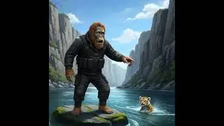 Run from hunting animals