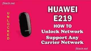 How to Unlock Huawei E219 Modem