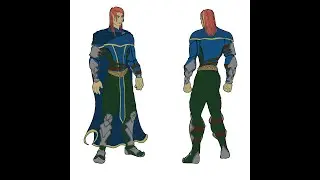 Speedpaint - Elf Dark Front and Back