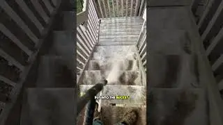 How to wash a deck✅ #pressurewashingplays #pressurewashingbusiness #pressurewashingtips