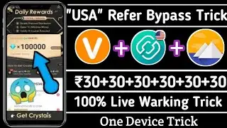 {Vova Unlimited USA Refer Bypass Trick} ₹30 Par USA Number Refer Bypass Trick | One Device Refer.