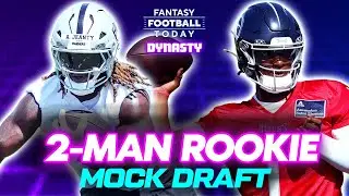 2-Man Rookie Mock Draft + Rookie Risers and Fallers (FFT Dynasty) | 2025 Strategy & Tips