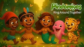 Ring Around Together | The Pindomigos | Brazilian Kids Song in English