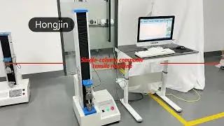 Single Column Tensile Tester / Universal Testing Machine computer control