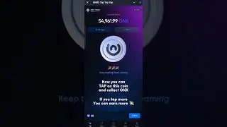 Let's earn MONEY from ONUS AIR DROP #tap2earn #airdrop #onus