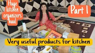 Part 1 - Amazon huge kitchen organisers haul / Indian Mom Kanchan