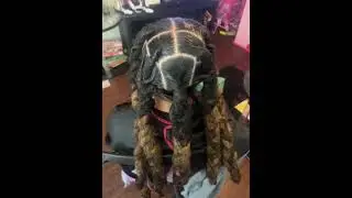 Loc Detox + deep shampoo & condition wid retwist & style #757hairstylist #locs