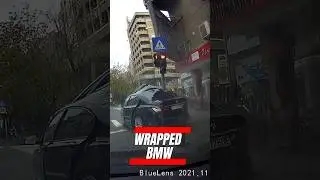 BMW crashed hitting the pole causing violent car crash #carcrash #shorts #bmwcrash