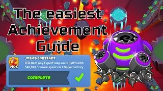 BTD6 Josh's Constant Achievement Easy Guide in Infernal CHIMPS