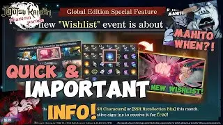 *NEW FREE* Wishlist Rewards?! + Mahito When?! 👀 | JJK Phantom Parade Update