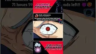 When Itachi Uchiha Said there's 71 hours 59 minutes 59 seconds left!! 🥵😱 #anime #naruto #itachi #yt