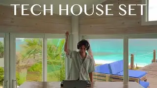 tech house set in Exuma (San Pacho, MichaelBM, AYYBO, Anyma)