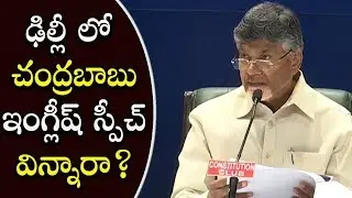Chandrababu's English Speech At Save Democracy Conference In Delhi | CBN Reacts To Voters Removal