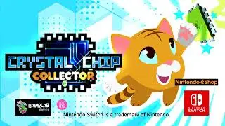 Crystal Chip Collector e - Fast-paced platforming game about a cat that fixes PCs - Trailer