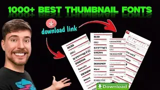 1000+ best thumbnail fonts & pixellab english font add full details//#foryou #viral  #font #thamnail