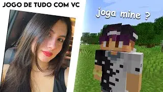 Contratei uma mulher para jogar terror no Minecraft