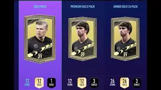 Gold pack / Premium Gold pack / Jumbo Gold pack opening - FIFA 21 Ultimate Team