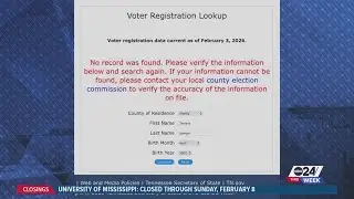Tennessee online voter lookup glitch raises concerns | ABC24 This Week