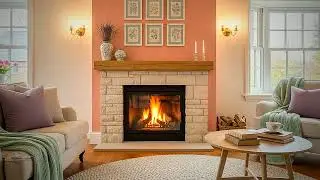 Minimal Modern Fireplace Living Room Live Mood Board + Q&A
