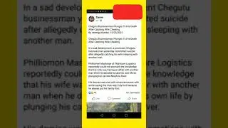 Bombshell news🤔 so. Sad!!!! Chegutu famous businessman died today nekuti mukadzi wake ahura 🔥🔥🔥🇿🇼