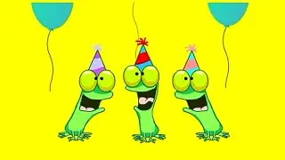 Birthday Frogs from Millan.Net
