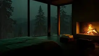 Peaceful Sounds of Heavy Rain 💤 Fall Asleep Fast In 3 Minutes With Torrential Rain On Tin Roof