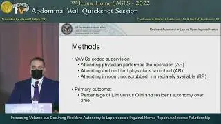 Increasing Volume but Declining Resident Autonomy in Laparoscopic Inguinal Hernia Repair: An Inv...