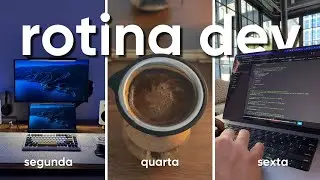 Minha rotina de Programador nos EUA | calma e produtiva 🇺🇸👨🏻‍💻
