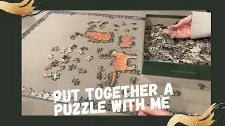 Put Together a Puzzle With Me! -Tapestry Garden Puzzle