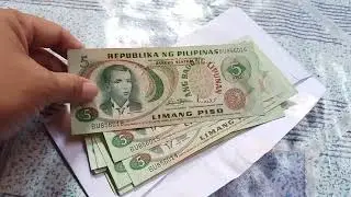 5 Peso bills 1949 UNCERCOLETED Pm Vlog#988