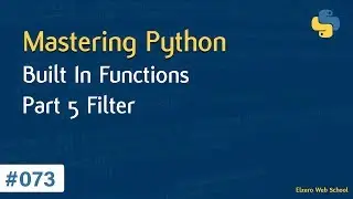 Learn Python in Arabic #073 - Built In Functions Part 5 Filter