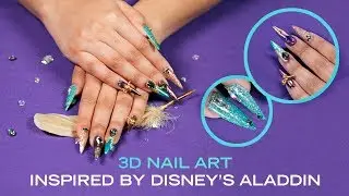 3D Nail Art Inspired By Disney&rsquo;s Aladdin | Disney Style