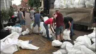 Hochwasser Arcen Limburg juli 2021